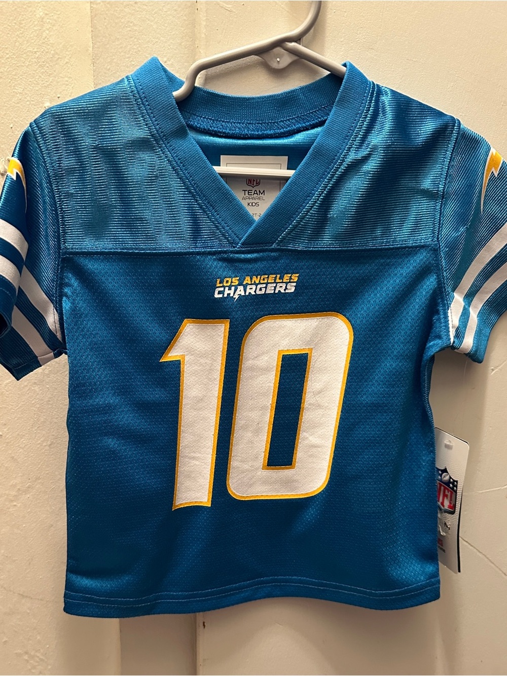 Kids' #10 Blue Football Jersey